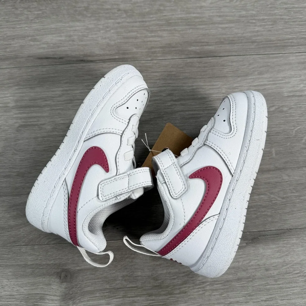 Nike Court Borough Low Recraft TD Shoes Kids Size 7C White DV5458-010